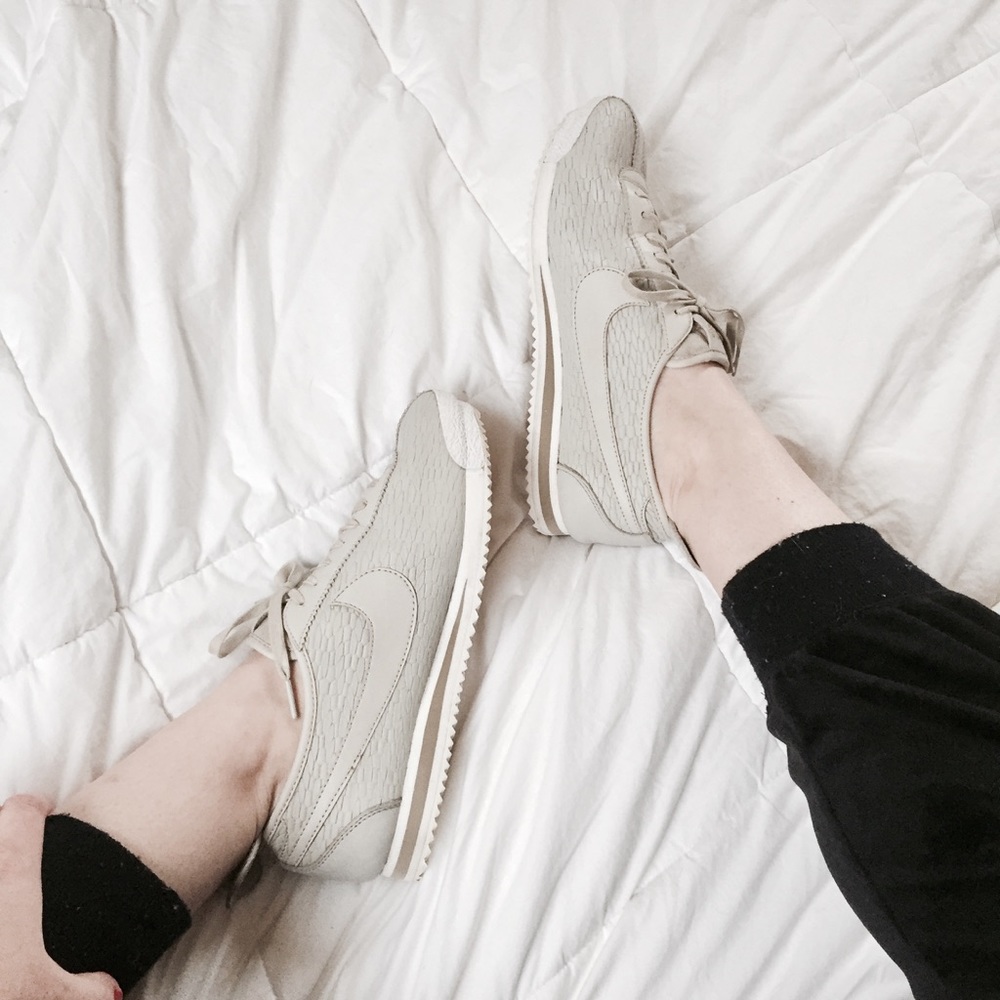 Nike | RARE Cortez '72 Pale Gray Snakeskin Shoes